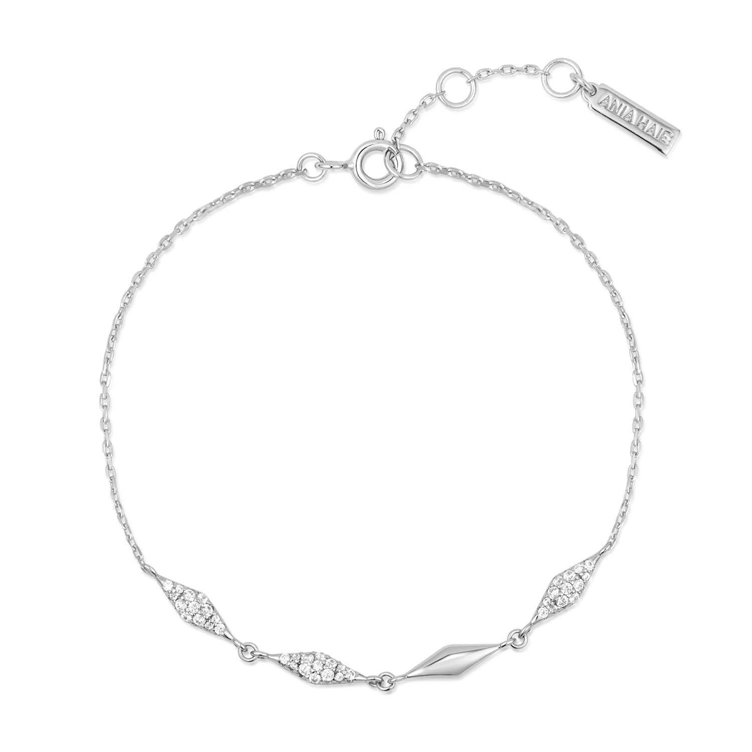  Dusk Divas - Silver / Rhodium plated - Zirconia - 18,5cm